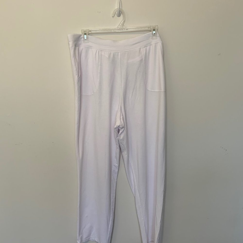 EMILY DANIELS WHITE KNIT PULL ON PANTS NWT - Picture 2 of 9